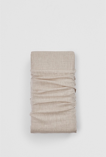 Skye Organically Grown Linen Queen Flat Sheet