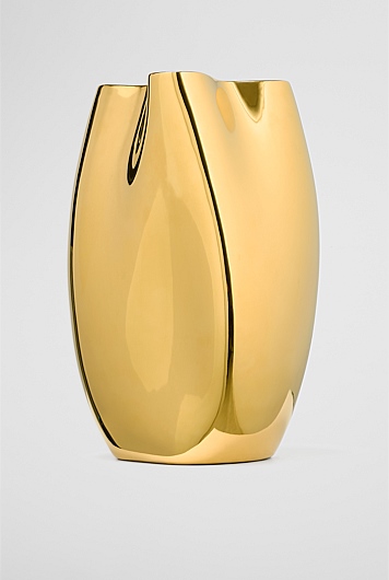 Phoebe Brass Large Vase