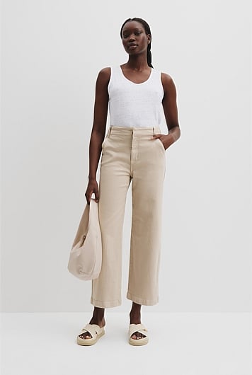 High Rise Wide Jean
