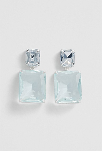 Crystal Drop Stud
