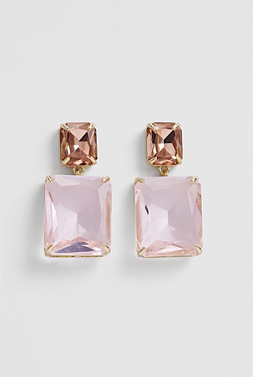 Crystal Drop Stud