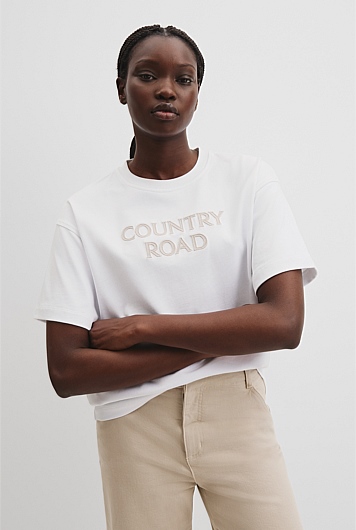 Australian Cotton Monogram T-Shirt