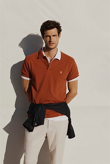 Verified Australian Cotton Pique Polo