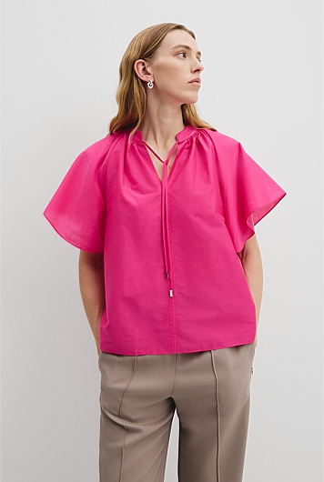 Flutter Sleeve Blouse