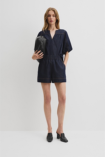 Chambray Denim Short