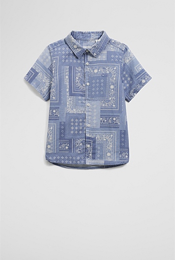 Patch Paisley Shirt