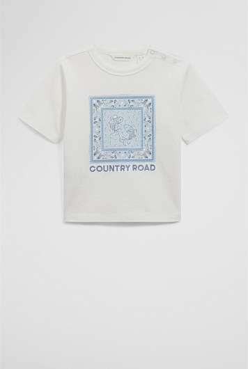 Paisley Print Oversized T-Shirt
