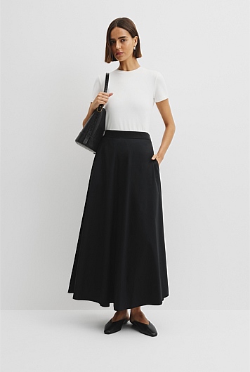 Dirndl Maxi Skirt