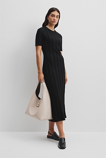 Rib Midi Dress