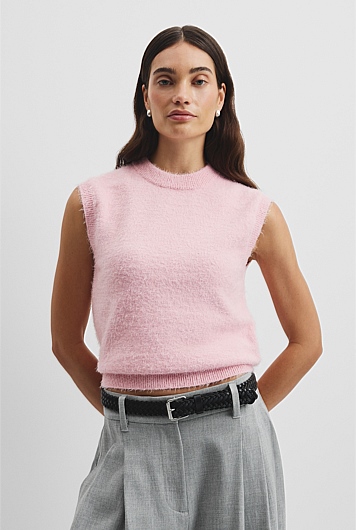 Fluffy Knit Tank
