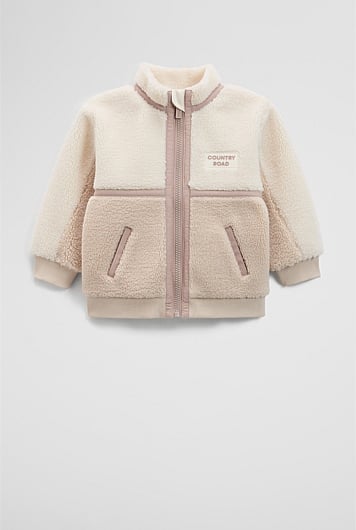 Sherpa Zip Through Jacket