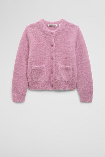 Fluffy Knit Cardigan
