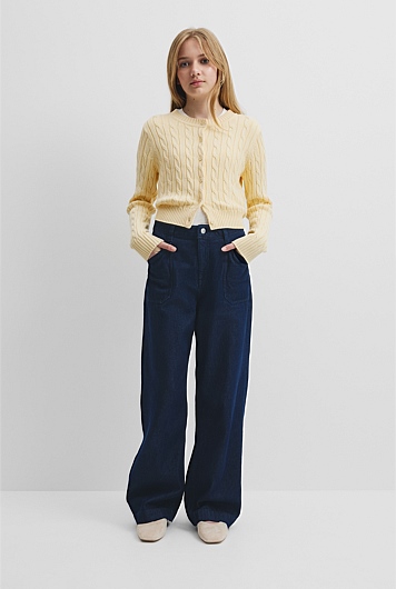 Teen Hi Rise Wide Jean