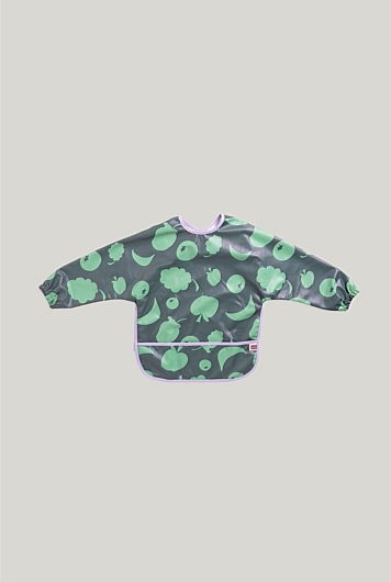 All-covered Smock Bib - Fruit Salad Green