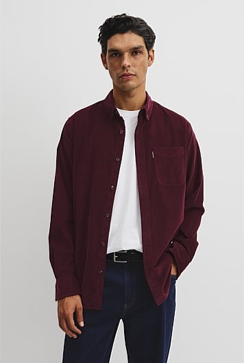 Regular Fit Corduroy Shirt