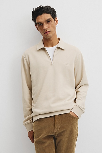 Australian Cotton Collar Neck Sweat