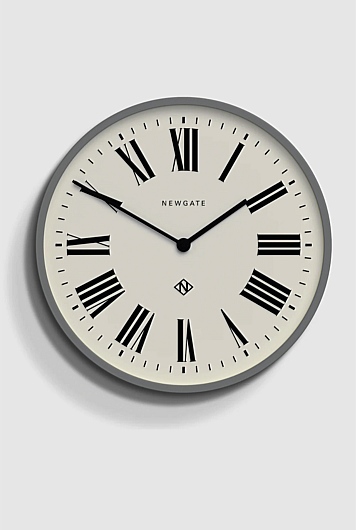 Number Three Clock - Italian Grey