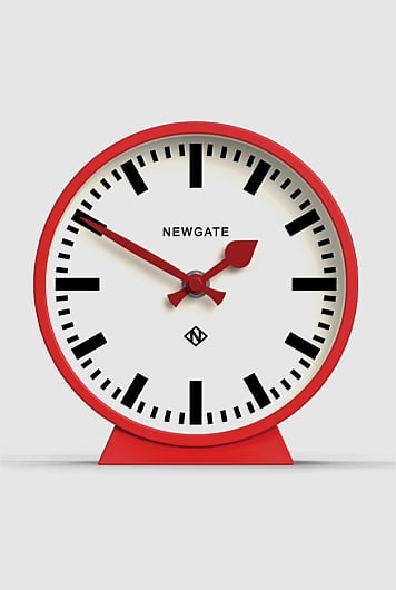 Railway Mantel Clock - Fire Engine Red