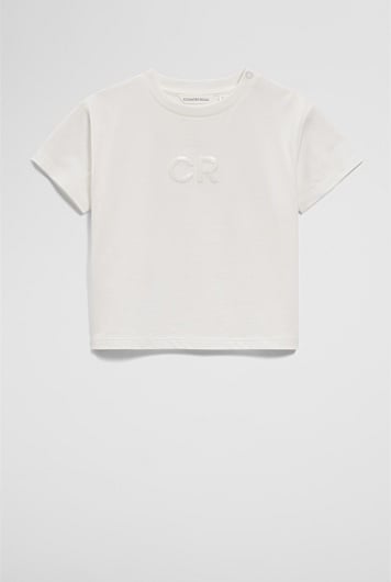 Australian Cotton Short Sleeve Sequin Logo T-Shirt