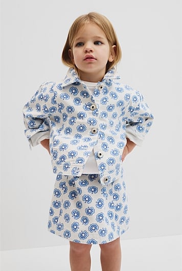 Printed Denim Jacket