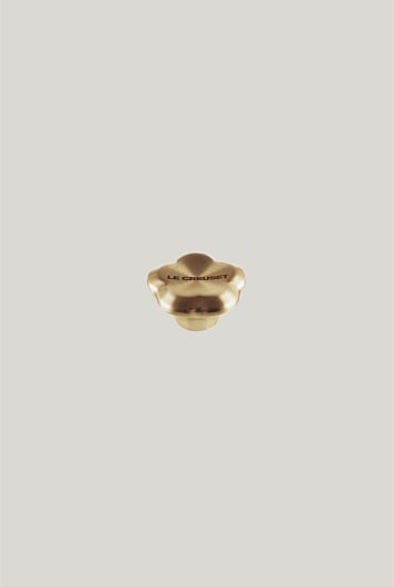 Light Gold Flower Knob 45mm Blister Pack