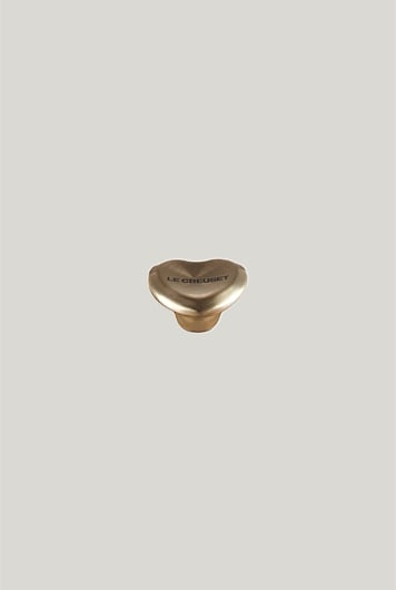 Gold Heart Knob Blister Pack