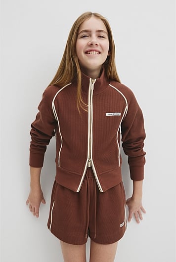 Teen Raglan Zip Through Jacket