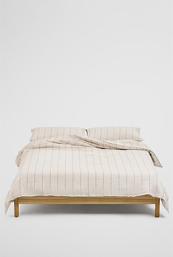 Skye Linen King Quilt Cover