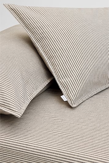 Brae Australian Cotton Stripe Queen Fitted Sheet