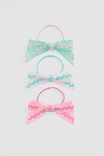 Ric Rac Bow Pack of 3