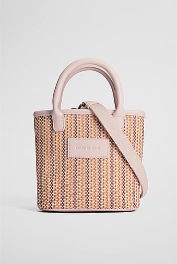 Woven Mini Tote Bag