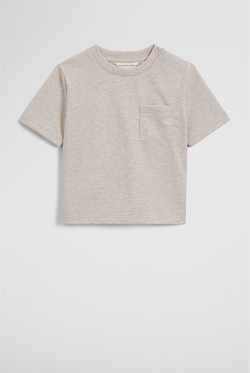 Australian Cotton Relaxed Short Sleeve Pocket T-Shirt
