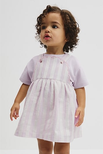 Stripe Pinafore