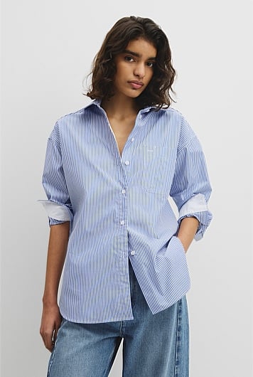 Stripe Poplin Shirt