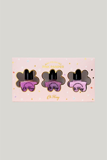 Pink Pamper Nail Polish Set