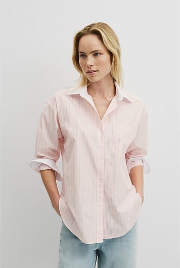 Stripe Poplin Shirt