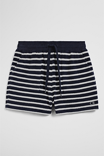 Stripe Terry Short