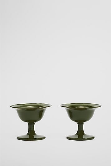 Luna Footed Bowl Set Of 2