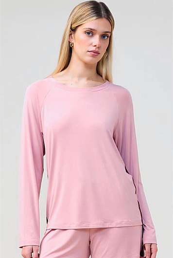 Solene Long Sleeve Top With Stripe