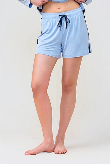 Pippa Bamboo Shorts With Stripe