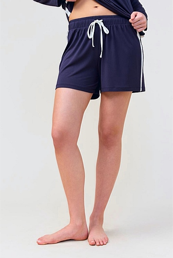 Pippa Bamboo Shorts With Stripe