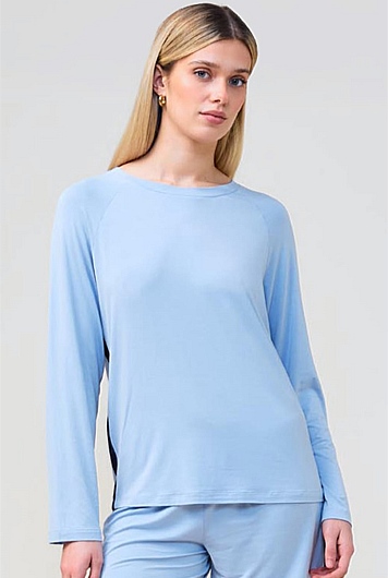 Solene Long Sleeve Top With Stripe
