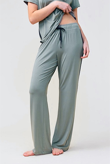 Inez Bamboo Pant With Stripe