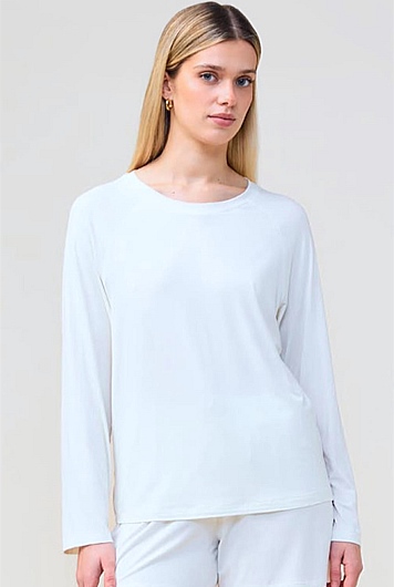 Solene Long Sleeve Top With Stripe