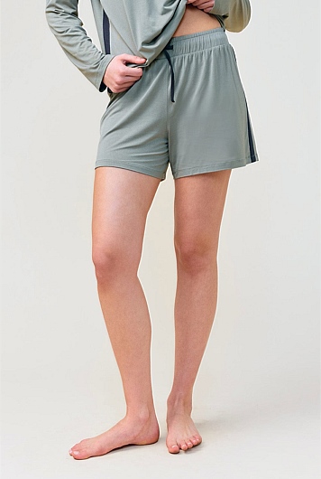 Pippa Bamboo Shorts With Stripe