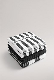 CR Stripe Verified Australian Cotton Tea Towel Pack of 3