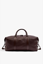 Leather Weekender