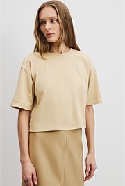 Australian Cotton Cropped T-Shirt