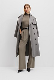 Pleat Wool Pant