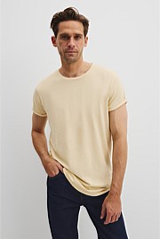 Australian Cotton Longline Garment Dye T-Shirt